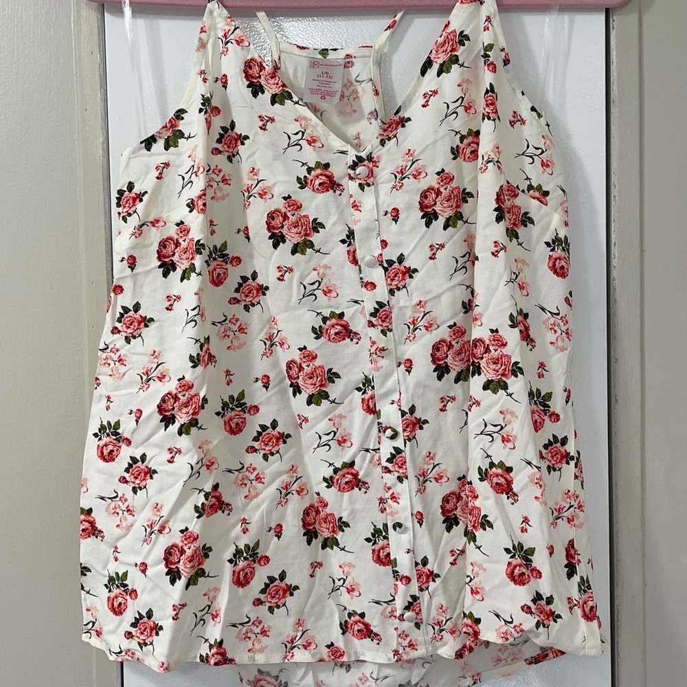 Cute floral summer top